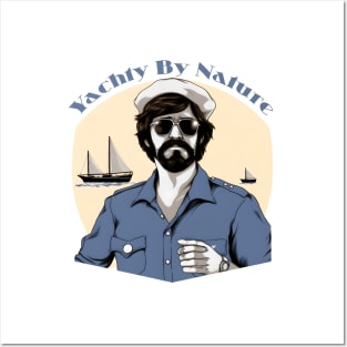 Yachty By Nature Yacht Rock Sailing Nautical Posters and Art